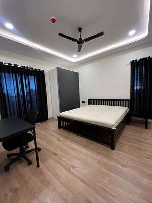 Living Room in 4 BHK Apartment at Sumadhura Olumpus, Nanakramguda – for Rent