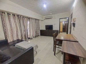 Living Room in 1 BHK Apartment at Mayfair Sonata Greens, Vikhroli West – for Rent