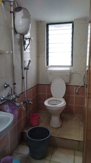 Bathroom in 2 BHK Apartment at Icon Windsor Residency, Balewadi – for Rent
