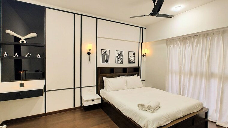 Bedroom, lodha-belmondo 1 Bedroom 490 Sq.Ft. Apartment In Gahunje Pune 10564729