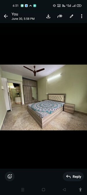 Bedroom in Studio Apartment at Silver Dunes, Prabhadevi – for Rent