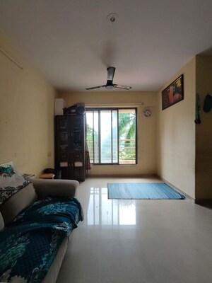 Living Room in 2 BHK Apartment at Mandar Nature Glory, Kalwa – for Rent