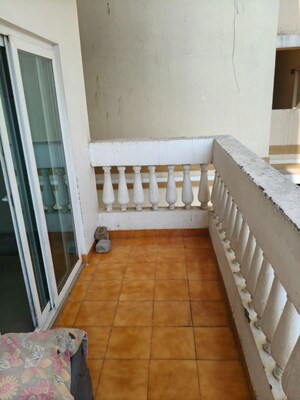 Balcony in 2 BHK Apartment at Nilaya Greens, Raj Nagar Extension – for Rent
