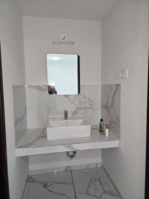 Bathroom in 2 BHK Apartment at Rahul Downtown, Punawale – for Rent