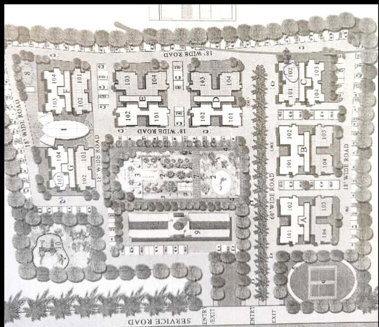 Master Plan, hfl-presidency-estate 2 Bedroom 1275 Sq.Ft. Apartment In Alwar Bypass Road Bhiwadi 10564788
