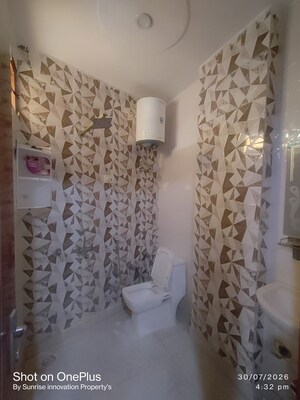 Bathroom in 3 BHK Builder Floor at Dwarka Mor – for Rent
