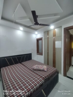 Bedroom in 3 BHK Builder Floor at Dwarka Mor – for Rent