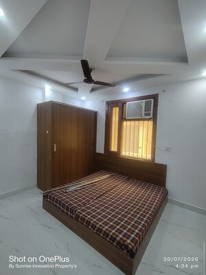 Bedroom in 3 BHK Builder Floor at Dwarka Mor – for Rent