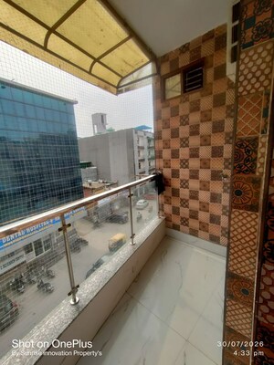 Balcony in 3 BHK Builder Floor at Dwarka Mor – for Rent