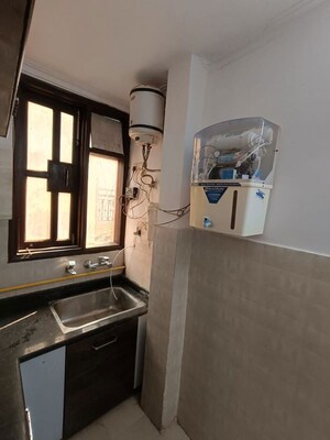 Kitchen in 2 BHK Builder Floor at Malviya Nagar – for Rent