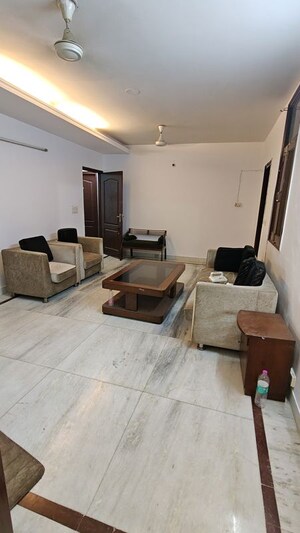 Living Room in 2 BHK Builder Floor at Malviya Nagar – for Rent