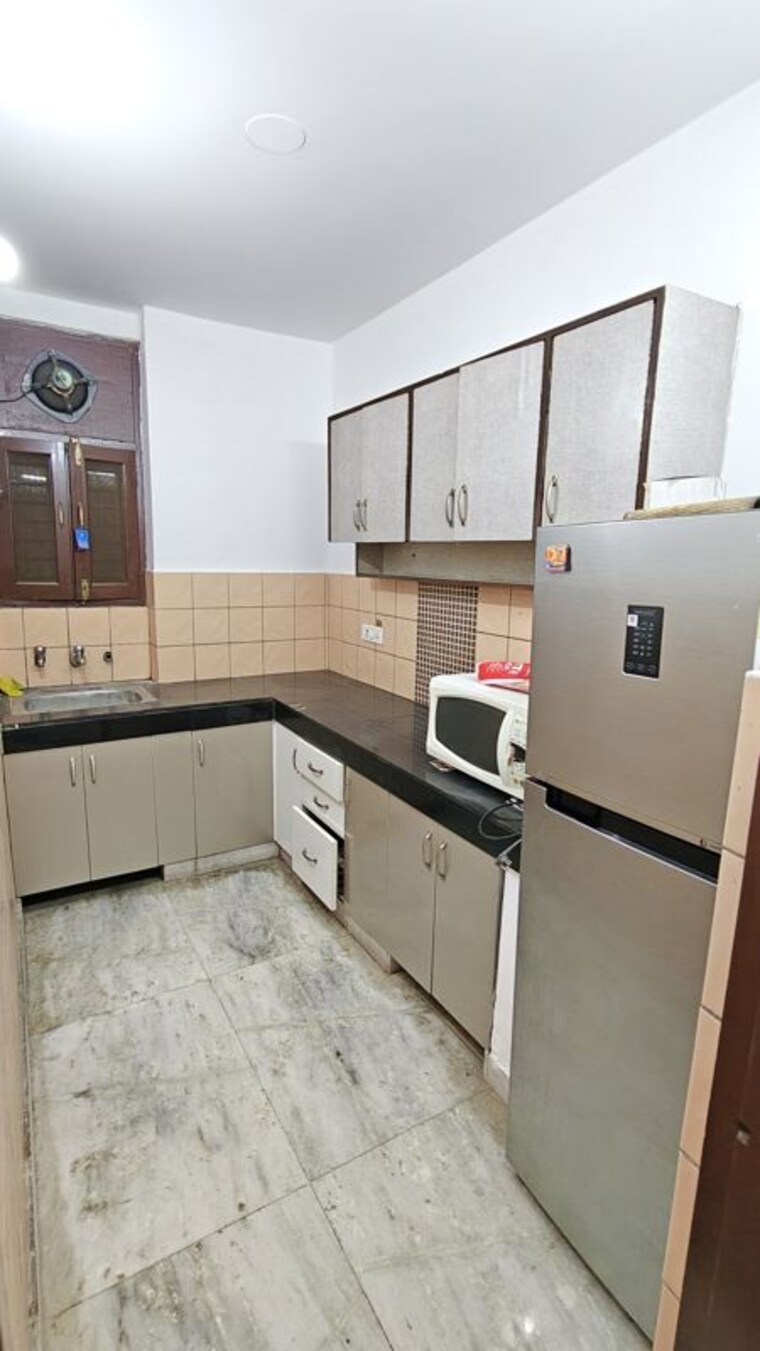 Kitchen, malviya nagar 2 Bedroom 1000 Sq.Ft. Builder Floor In Malviya Nagar Delhi 10564862