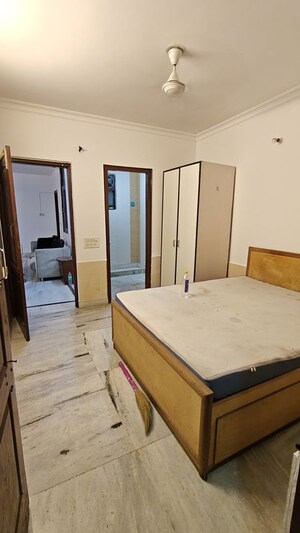 Bedroom in 2 BHK Builder Floor at Malviya Nagar – for Rent