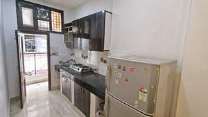 Kitchen in 1 BHK Builder Floor at Malviya Nagar – for Rent