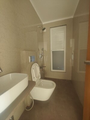 Bathroom in 3 BHK Apartment at Moreshwar 19 East, Nerul – for Rent