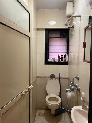 Bathroom in 2 BHK Apartment at Ave Maria Apartment, Bandra West – for Rent