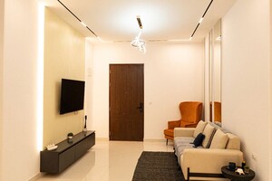 Living Room in 3 BHK Apartment at Mahendra Arto Helix, Electronic City – for Sale