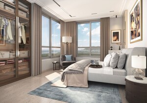 Bedroom in 1.5 BHK Apartment at Piramal Vaikunth, Balkum Pada – for Rent