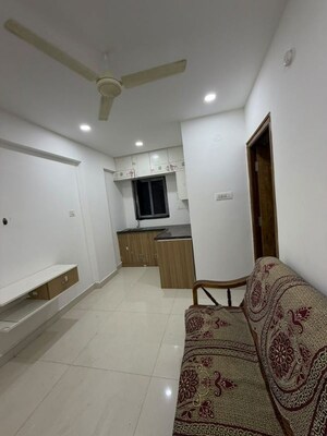 Living Room in 3 BHK Apartment at Abhinav Heights, Manikonda – for Rent