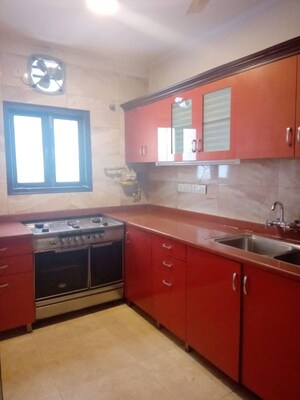 Kitchen in 4 BHK Builder Floor at Green Park – for Rent