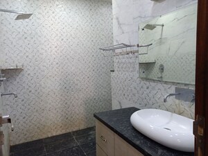 Bathroom in 3 BHK Builder Floor at Safdarjung Enclave – for Rent