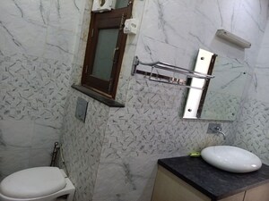 Bathroom in 3 BHK Builder Floor at Uday Park – for Rent