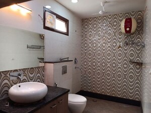 Bathroom in 3 BHK Builder Floor at Uday Park – for Rent