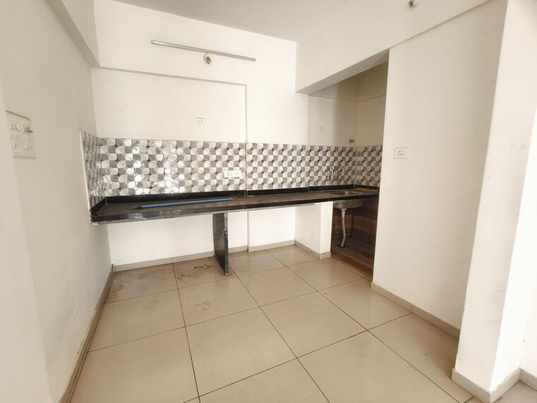 Kitchen, panama-silver-stone 3 Bedroom 1400 Sq.Ft. Apartment In Handewadi Pune 10388942