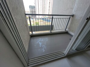 Balcony in 3 BHK Apartment at Godrej Emerald, Ghodbunder Road – for Rent