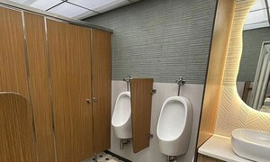 Bathroom in  Office Space at Chakala – for Rent