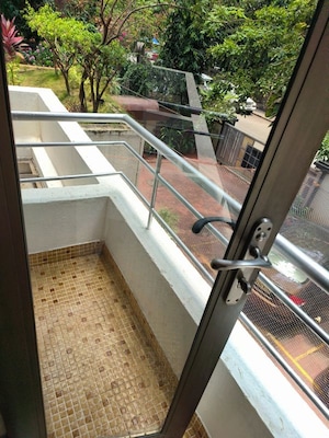 Balcony in 2 BHK Apartment at Satguru Shristi Apartment, Bandra West – for Rent