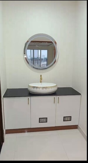Bathroom in 3 BHK Apartment at SMR Vinay Iconia Hyderabad, Kondapur – for Rent