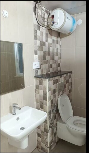 Bathroom in 3 BHK Apartment at SMR Vinay Iconia Hyderabad, Kondapur – for Rent