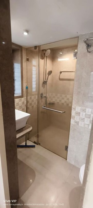 Bathroom in 2 BHK Apartment at Prabhadevi – for Rent