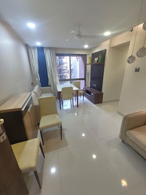 Living Room in 2 BHK Apartment at Shiv Shakti Tower 28, Malad East – for Rent