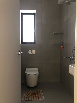 Bathroom in 1 BHK Apartment at Cosmopolitan Apsara Apartment, Pali Hill – for Rent