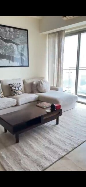 Living Room in 2 BHK Apartment at Lodha Primero, Mahalaxmi – for Rent