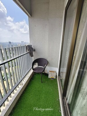 Balcony in 3 BHK Apartment at Kanakia Levels, Malad East – for Rent