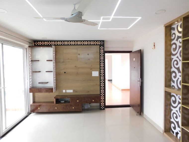 Living Room, aparna-cyber-commune 2 Bedroom 1275 Sq.Ft. Apartment In Nallagandla Hyderabad 10565314