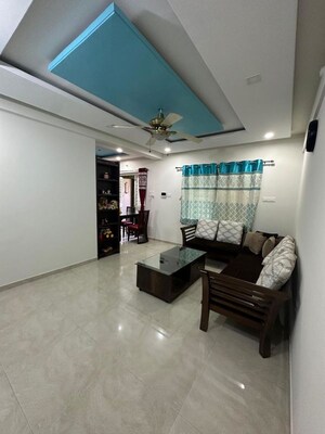 Living Room in 2 BHK Apartment at SSD Sai Pearl, Pimple Saudagar – for Rent