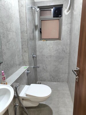 Bathroom in 2 BHK Apartment at Sheth Auris Bliss, Malad West – for Rent
