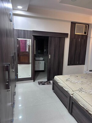 Bedroom in 2 BHK Builder Floor at Nehru Enclave – for Rent