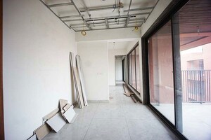Staircase in 4 BHK Apartment at Vaishnodevi Circle – for Sale