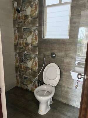 Bathroom in 2 BHK Apartment at Goel Ganga Aurum Park, Tathawade – for Rent