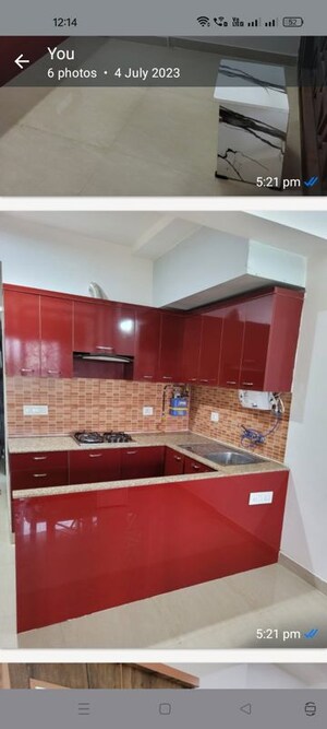 Kitchen in Studio Apartment at Eldeco Edge, Sector 119 – for Rent