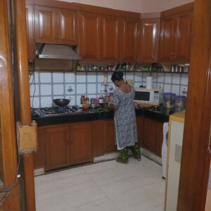 Kitchen in 3 BHK Builder Floor at Greater Kailash ii – for Rent