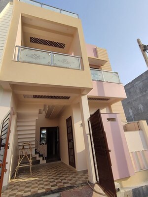 Staircase in 3 BHK Independent House at Jankipuram Vistar – for Sale
