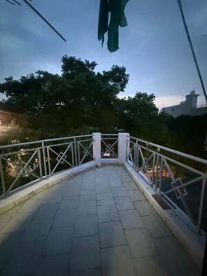 Balcony in 2 BHK Builder Floor at Kalkaji – for Rent
