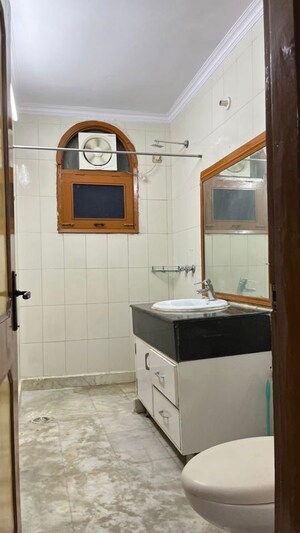 Bathroom in 3 BHK Apartment at Sector 9 Dwarka – for Rent