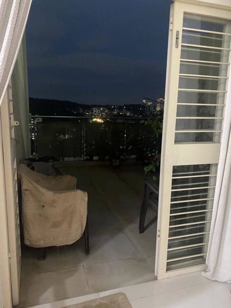Balcony, goel-ganga-utopia 3 Bedroom 1500 Sq.Ft. Apartment In Bavdhan Pune 10565450